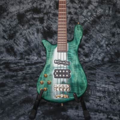 Lefty Warwick Streamer LX JazzMan 2009 Trans Green Left Handed image 7