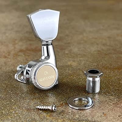 Gotoh Magnum Lock Trad Tuners SG301 MG-T- 01 -  Chrome - 3 per side - For Les Paul - 05192CYTX-AEL image 3
