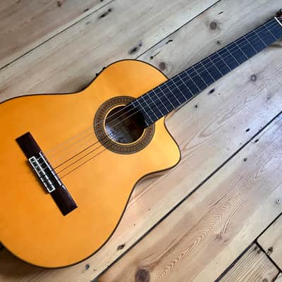 Cordoba 55FCE Thinline Electro Classical Acoustic Guitar Made in Spain 2006 image 1