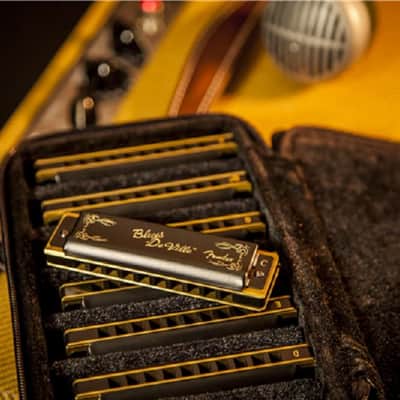 Fender Blues DeVille Harmonica, Pack of 7, with Case image 3