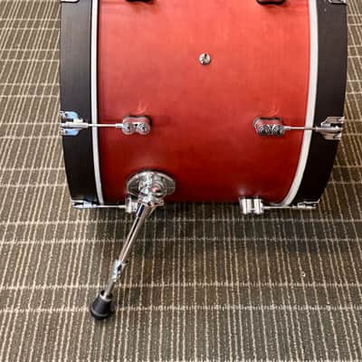 PDP Concept Maple 14x20” Bass Drum in Oxblood Satin with Wood Hoops image 4