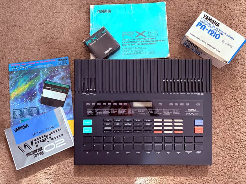 Yamaha RX5 Digital Rhythm Programmer 1986 - Black image 1