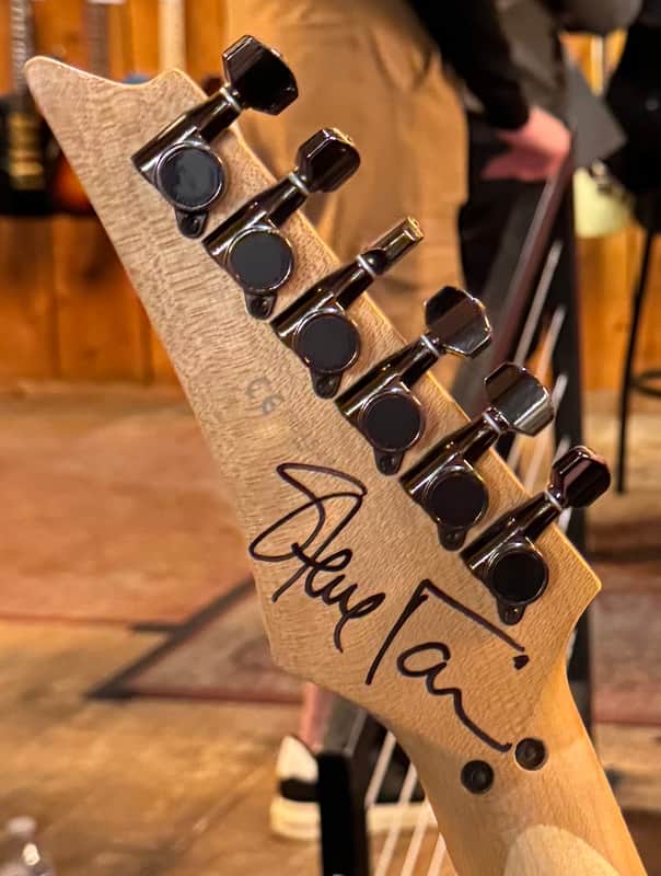 AUTOGRAPHED Ibanez JEM77-FP Steve Vai Signature 1988 - 2004 - Floral Pattern image 1