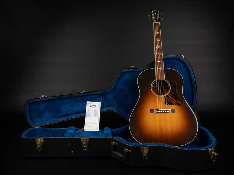 2010 Gibson AJ Advanced Jumbo - Vintage Sunburst | USA Montana Slope Shoulder Dreadnought Rosewood Body 648mm Scale B Band Pickup | CoA OHSC