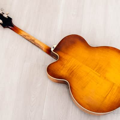 1963 Gibson Super 400C Cutaway Acoustic Archtop Guitar Cherry Sunburst, 100% Original w/ Case image 15