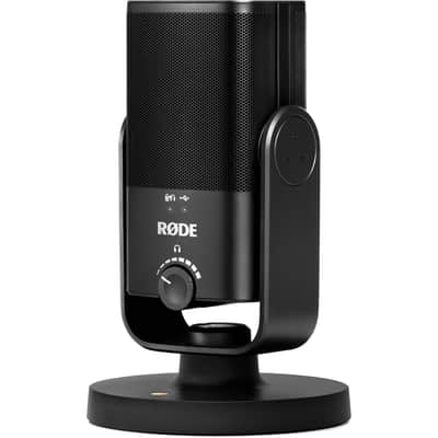 Rode NT-USB Mini USB Condenser Microphone with Rode SC27 Green USB-C to USB-C Cable and StreamEye Adjustable Boom Arm image 2