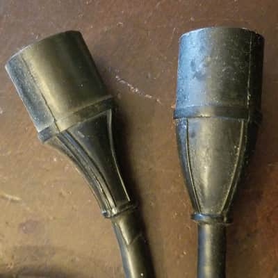 ONE (1) Belden Original Vintage Victor, Bell & Howell Round Rubber Electric Power Cord 1940s - 1950s - Black image 5