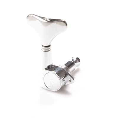Grover 144C Mini Bass Guitar Tuners, 2x2 set - Chrome image 3