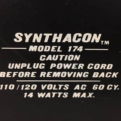 Steiner Parker Synthacon Model 174 1975-1979 Like Minimoog / ARP Odyssey Silverface Wood Sides image 12