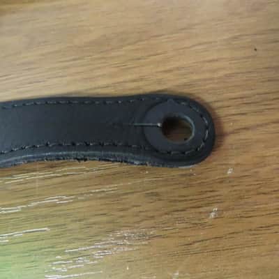Leather Instrument Strap w/ Snake Skin - Guitar or Bass Guitar Strap image 7