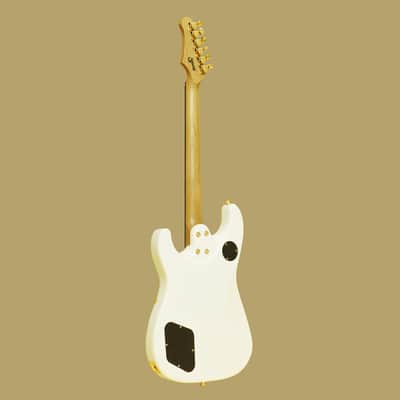 Stagg 30th Anniversary Legacy Mahogany HH Electric Guitar White – 30TH-LEGACY-WH image 2