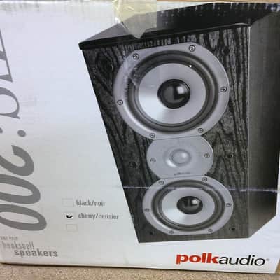 Polk Audio TSi200 Cherry High Performance Bookshelf Speakers, Pair, 8 Ohms image 9