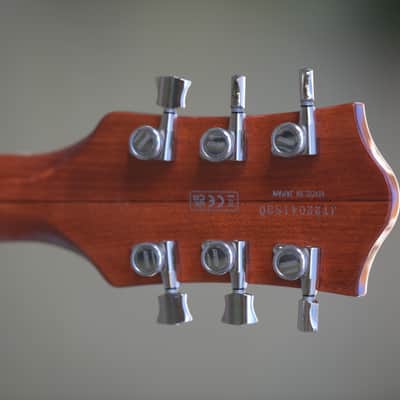 Gretsch G6659TFM Players Edition Broadkaster® Jr. Center Block Single-Cut with String-Thru Bigsby® and Flame Maple, Ebony Fingerboard - Bourbon Stain image 8