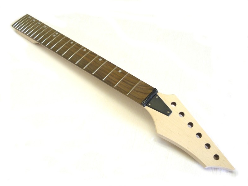 Metal-Style Neck/Hals ML-Factory® 22 Bünde, Ahorn, abgewinkelte Kopfplatte image 1