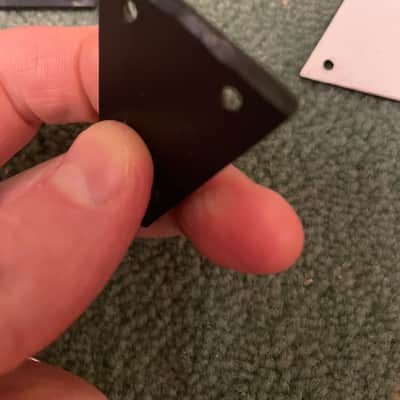 Unknown Truss rod covers 4 pieces Black image 8