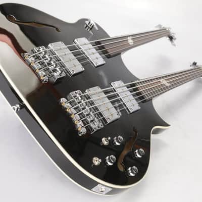 2011 Warwick Custom Shop Starbass SC Double Neck Bass Leland Sklar #38745 image 9