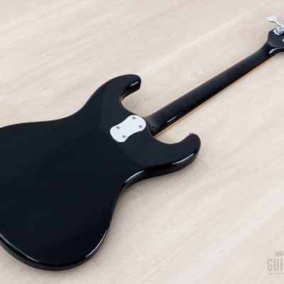 1990 Mosrite Ventures Model Bass Standard Series VMB-900 Black w/ Case, Japan Kurokumo image 14