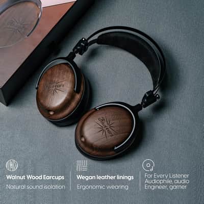 Linsoul Kiwi Ears Atheia Wired Over Ear Headphones, Dynamic + Planar Magnetic Dual Driver Headphones, HiFi Stereo Monitor Headphones with Closed Back Design,for Musicians Audiophiles image 9