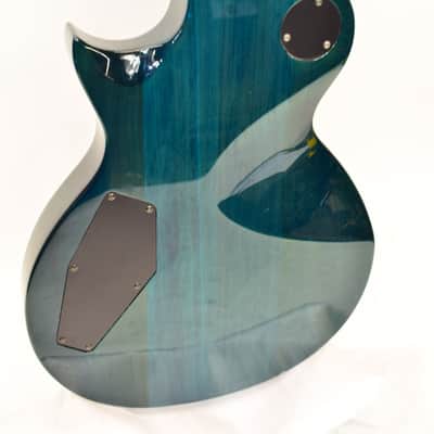 ESP EC-200QM Electric Guitar, See Thru Blue w/ Case image 14