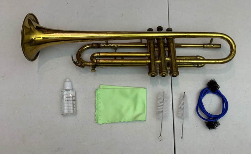 Vintage “Americana” Bb Trumpet — 30s/40s Era (est.) — Fair — SN 3782 — Soft Case image 1