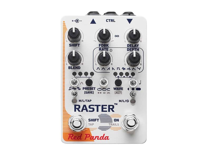 Red Panda Raster 2 Pitch Shifting Delay Pedal [DEMO]