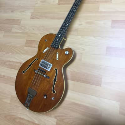 Gretsch 6071 Bass ( Monkees Style Peter Tork ) 1968 Brown Mahogany image 1