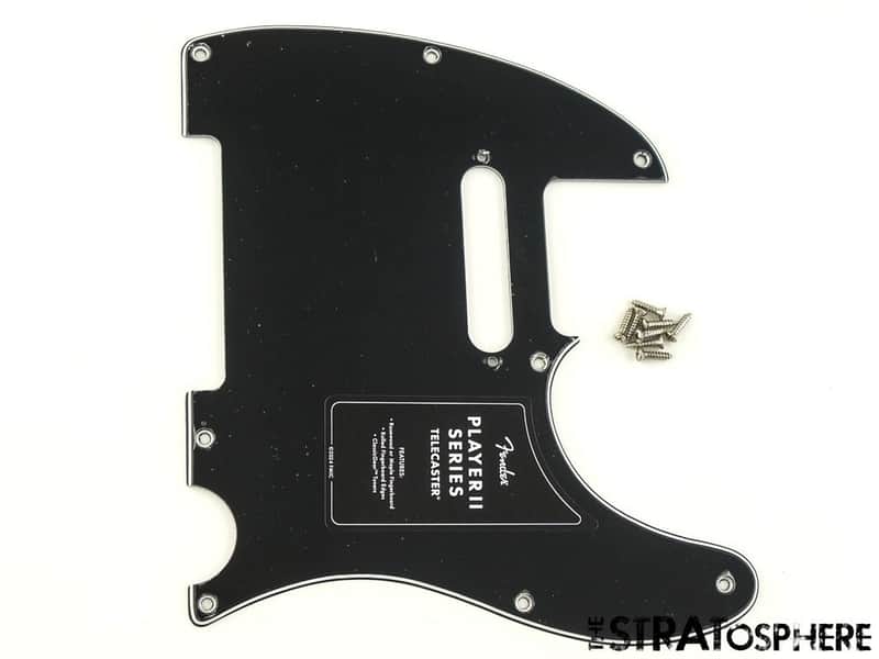 Fender Player II Telecaster Tele Series, PICKGUARD Plyr II 3, Ply Black. image 1