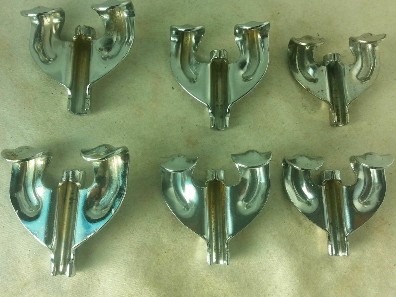 Slingerland 6x Radio King Bass Drum Tension-Rod-Claws Chrome Vintage 40s-50s* — main photograph