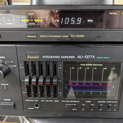 Sansui AU-D77X & TU-D99X (Integrated Amplifier And Tuner) | Reverb