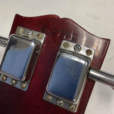 Gibson EB-0 1969 - Cherry Standard Headstock image 8