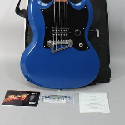 2011 Gibson Melody Maker SG Satin Blue w/ Gig Bag image 1