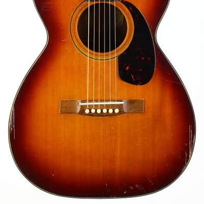 1966 Guild F-20 Small Body Sunburst | Hoboken Factory Vintage Guitar Acoustic Guitar image 6