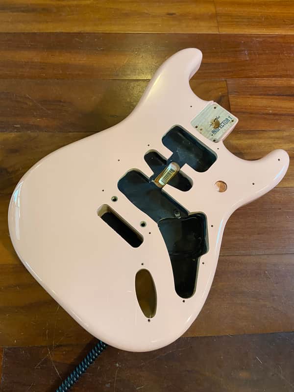 Fender Player Shell Pink Coral Strat Stratocaster Alder Body 2 Point Special Edition image 1
