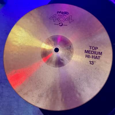 Paiste 404 13 inch Brown Label hi hats image 3