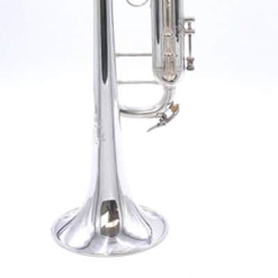 Pre-Owned Bach Stradivarius 43H/43 Trumpet in Silver Plate w/Heavyweight Bell! image 8