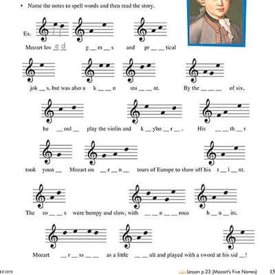 Faber Piano Adventures Level 1 - Theory Book - 2nd Edition image 3