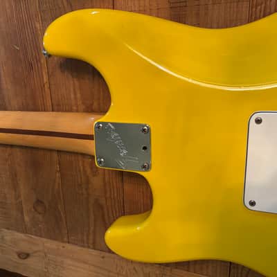Fender Strat Plus Lace Sensors TBX Wilkinson SPLIT NUT Sperzels 1989 - Graffiti Yellow image 8
