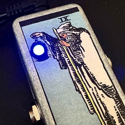 Saturnworks Reversed A/B Box Guitar Switch Pedal with LED & Hermit Graphic + Neutrik Jacks image 4