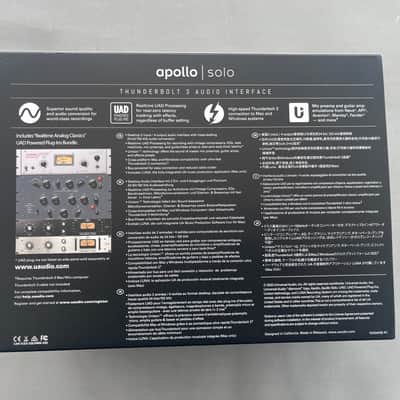 FACTORY NEW Universal Audio Apollo Solo Heritage Edition Thunderbolt 3 Audio Interface 2020 - Present - Silver image 4