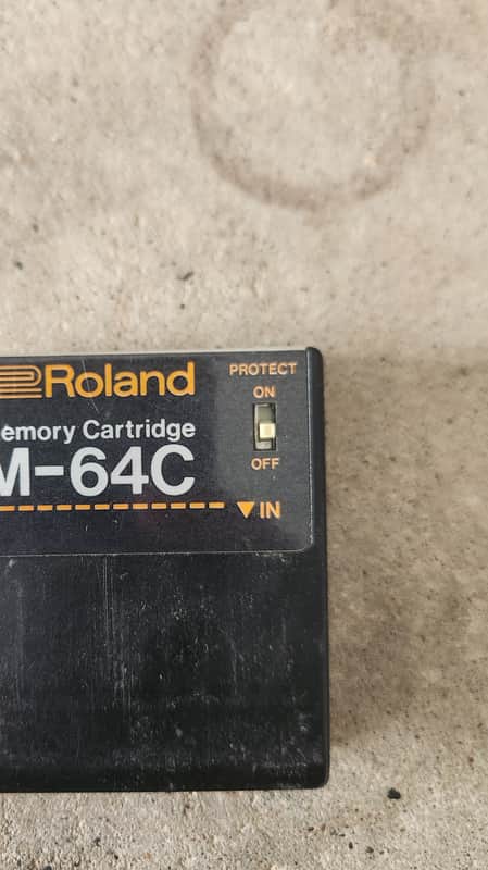 Roland M-64C Memory Cartridge for TR-707, TR-727, TR-909, JX-3P, JX-8P, JX-10 image 1