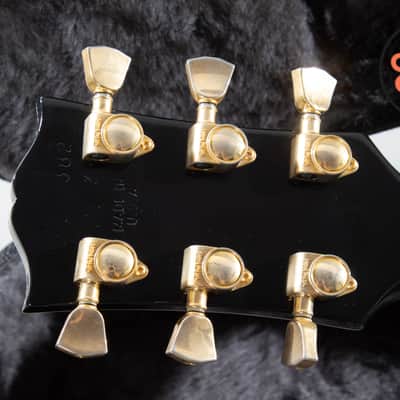 2002 Gibson Les Paul Custom Black Beauty Ebony EMG 81/85 w/ Gibson HSC image 8