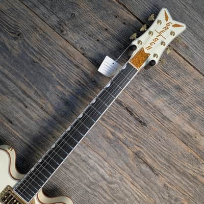 Gretsch Falcon Center Block LTD Double-Cut w/ String-Thru Bigsby - Vintage White image 6