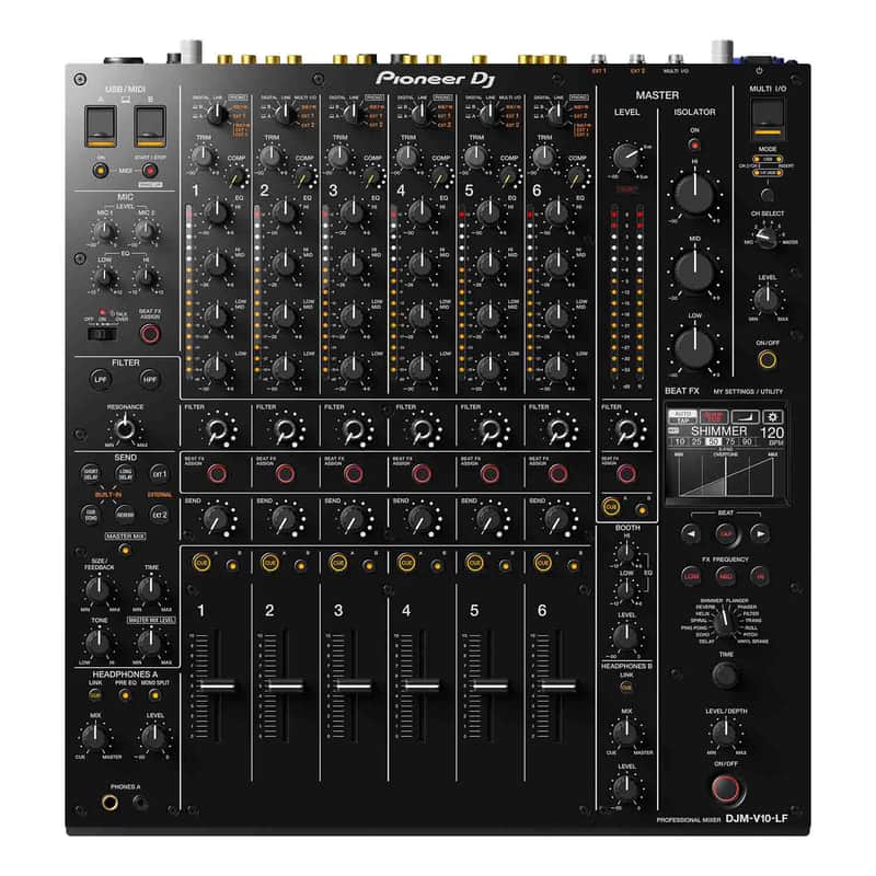 Pioneer DJ DJM-V10-LF, 6-Channel Professional DJ Mixer with Long Fader image 1