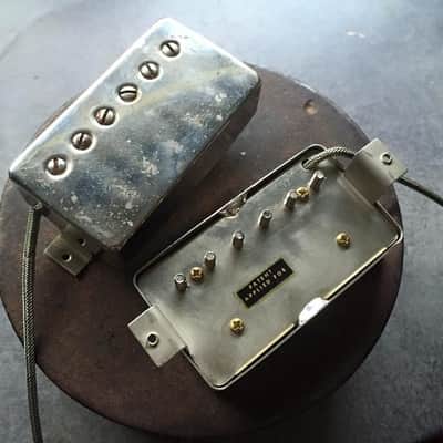 Wizz Pickups Premium Clone PAF Aged Nickel Covers image 1