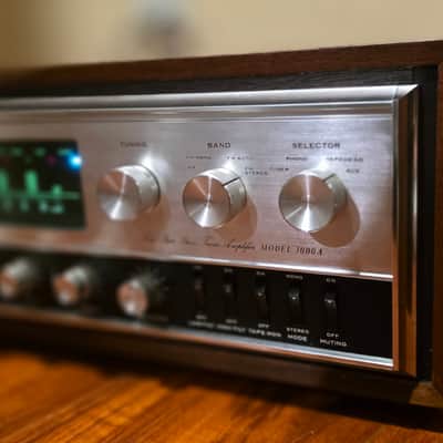 Vintage Sansui 3000A, 45W AM/FM Stereo ReceiveR POWER AMPLIFIER W/ Woods Case image 2