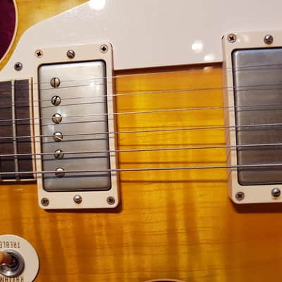 2011 Gibson Les Paul Historic 1959 LP Mahogany Rosewood Burst Bucker image 9