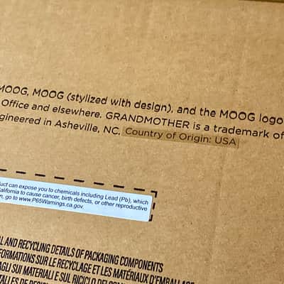 Moog Grandmother 32-Key Semi-Modular Analog Synthesizer (USA) - Black / Multi-Colored Panel image 9