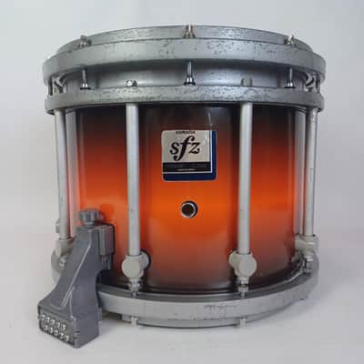 Yamaha 11x13" SFZ 9300 Marching Snare Drum Cherry-Black Fade Japan Die-Cast Rims image 1