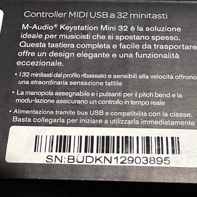 M-Audio Keystation Mini 32 MIDI Keyboard Controller 2011 - 2018 - Grey image 10