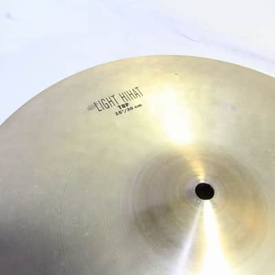 ZILDJIAN K ZILDJIAN 15" LIGHT HI-HAT pair 1178/1432g Zildjian Hi-Hat Cymbals (07/13) image 6